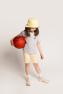 T-Shirt aus Baumwolle mit Herz-Stickerei