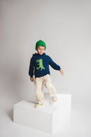 Hoodie Krokodil 100% Baumwolle soft touch