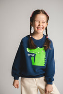 Sweatshirt Krokodil 100% Baumwolle soft touch