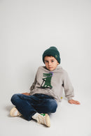 Hoodie Krokodil 100% Baumwolle soft touch