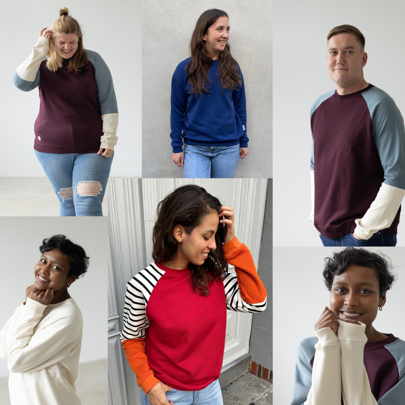 Oktopulli | Unisex Sweater - Bio Pullover aus Kuschelsweat | Arin 40 & 42/44