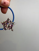 Glitzer Stern Haargummis • Fairies in the Garden • 4er Set