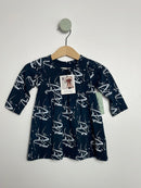 Jerseykleid Farbspritzer • 68 • little indians