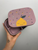 Brotdose aus Edelstahl mit herausnehmbaren Fächern • Fruity