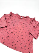 Langarmshirt mit Herzprint - Gr.68 (H&M)