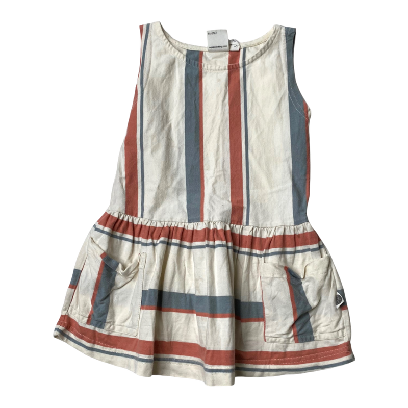 Mainio dress, stripes | 86/92cm