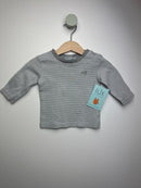 Langarmshirt geringelt • 62 • feetje