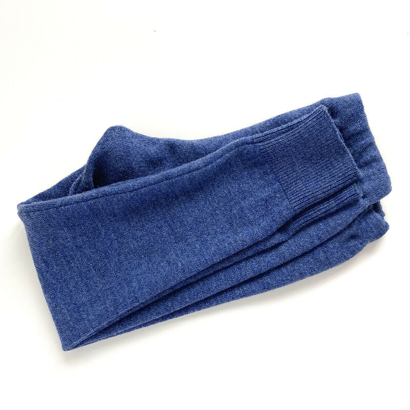 kronjuwel Merinowollhose Größe 98/104 jeansblau Upcycling