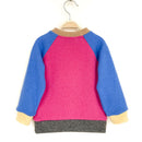 kronjuwel Kaschmirpullover Größe 86 pink blau Upcycling