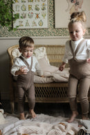 Silly Silas Footless Tights Peanut Blend