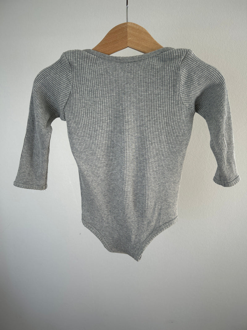 minimalisma silk/cotton bodysuit long sleeve - size 86