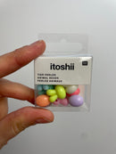 itoshii • Hasen Perlen pastell • 13x15mm 9 Stück