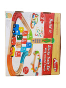 Acooltoy 29 Teile Holz Eisenbahn