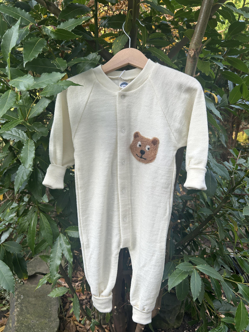 Ettmoln Wollanzug mit Teddy 80 | 12m