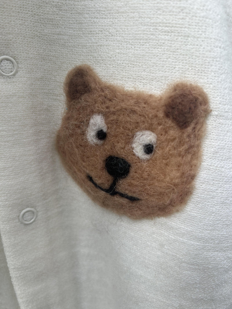 Ettmoln Wollanzug mit Teddy 80 | 12m