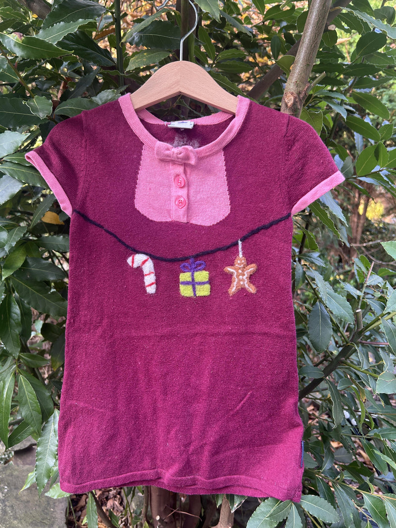 Ettmoln Weihnachtskleid in Wolle 92 | 2yrs