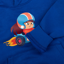 WHOSAID Kapuzenpullover Ein spannendes Rennen 98-116