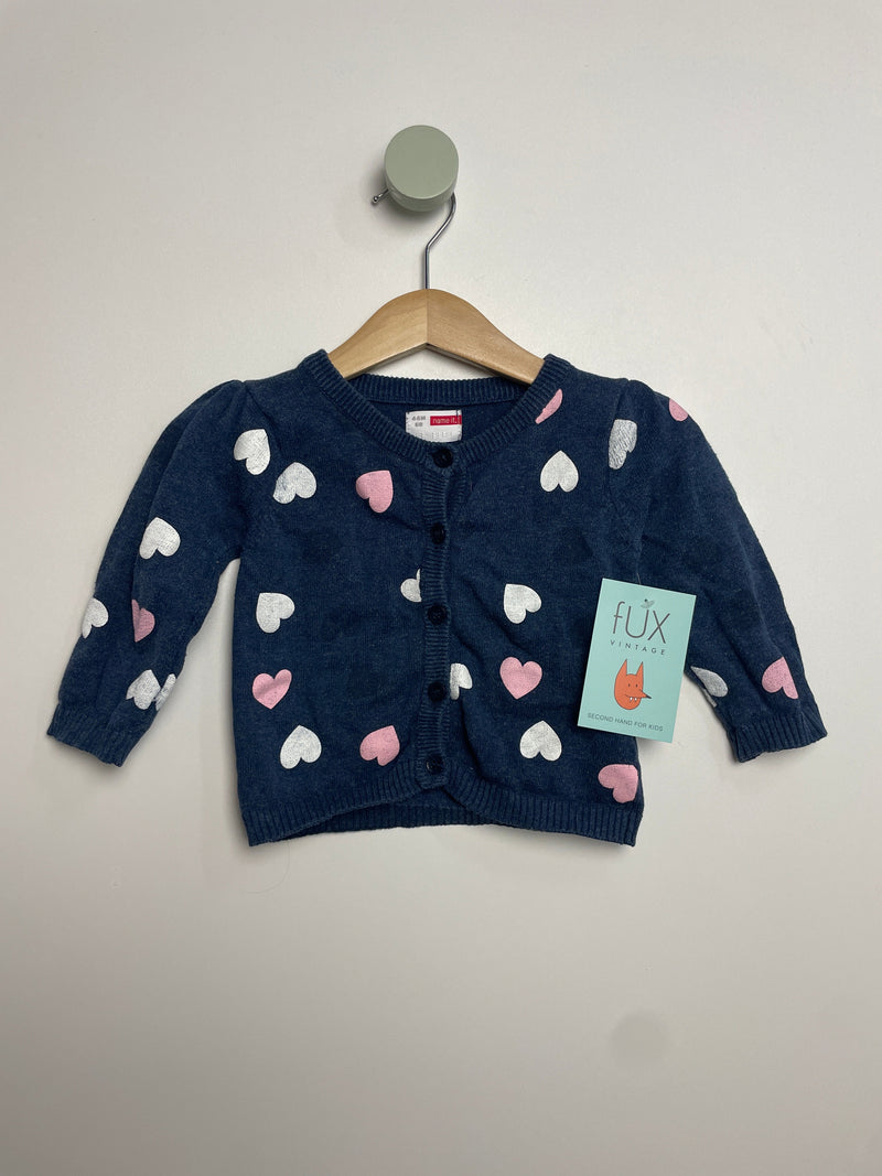 Strickjacke Herzen • 68 • name it