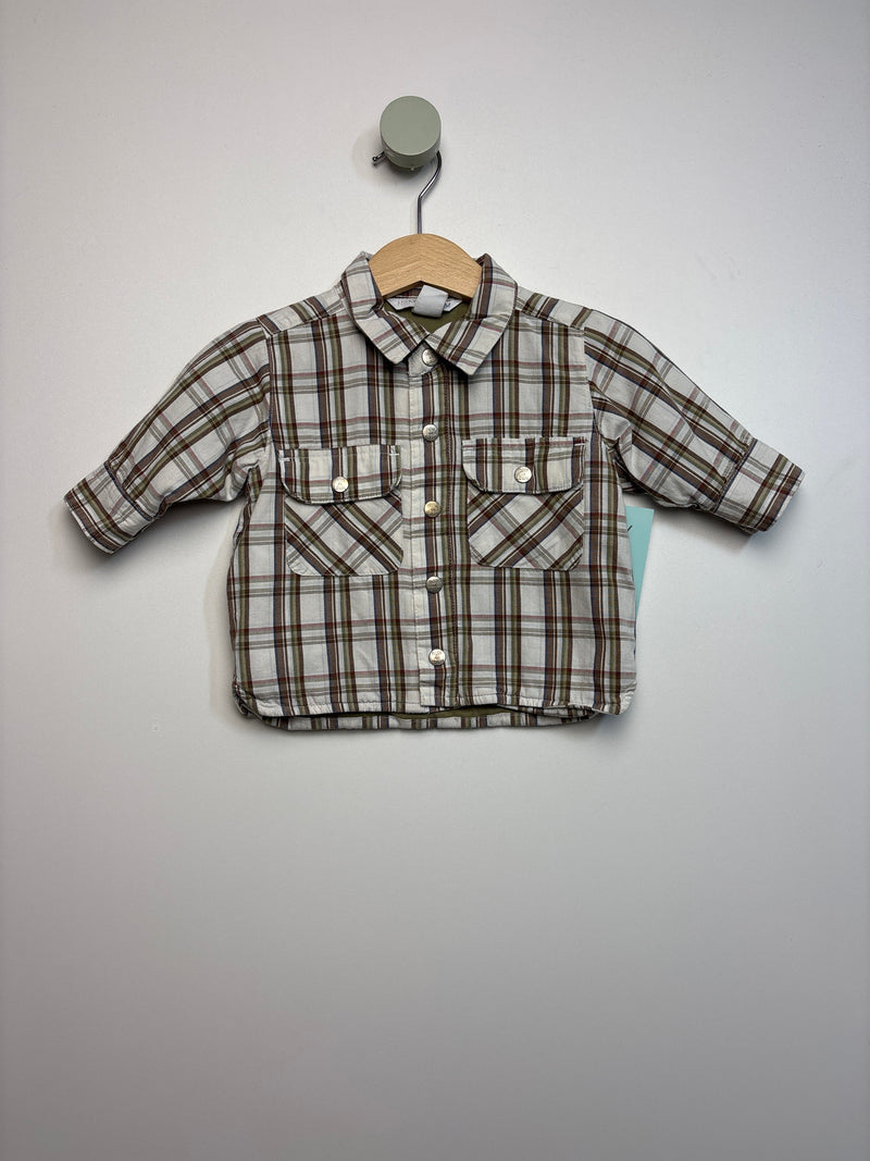 Wattiertes Overshirt Kariert • 62 • h&m