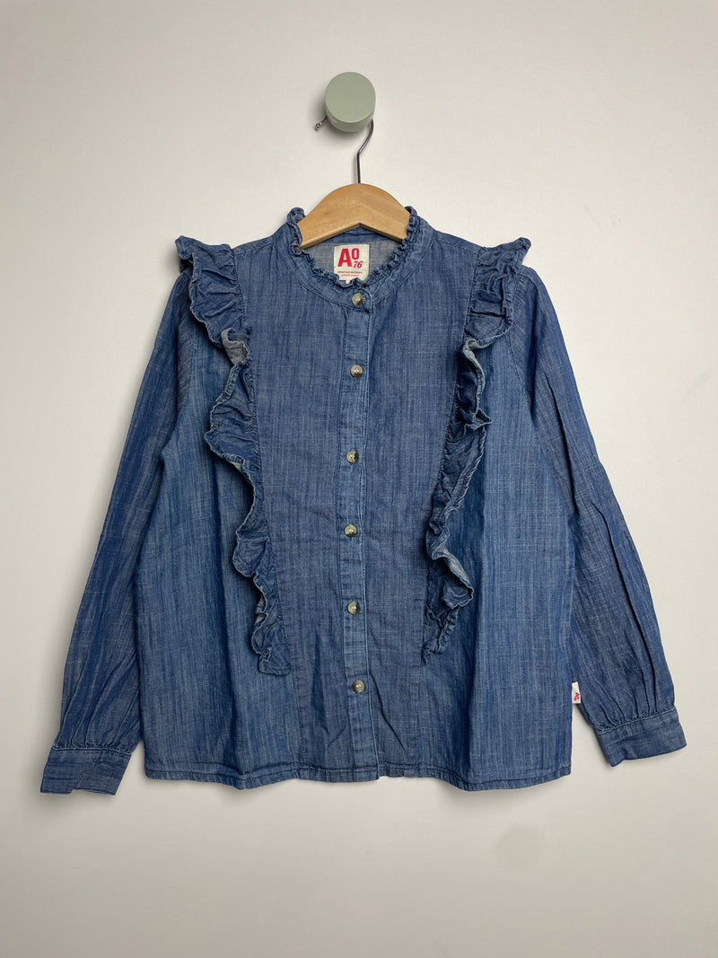 Jeans Rüschenbluse • 116 • american outfitters