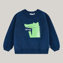 Sweatshirt Krokodil 100% Baumwolle soft touch
