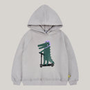 Hoodie Krokodil 100% Baumwolle soft touch