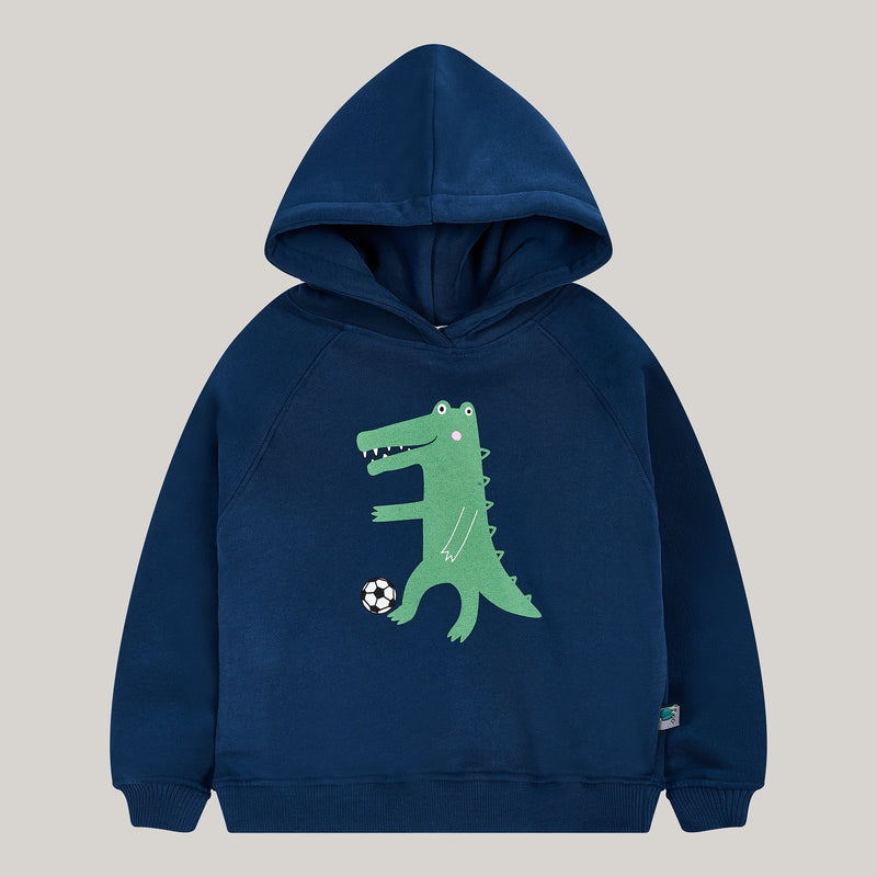 Hoodie Krokodil 100% Baumwolle soft touch