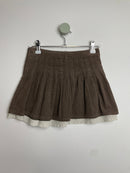 Cordrock mit Spitzenborte • 110 • benetton