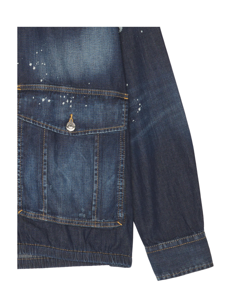 Dsquared2 Jeansjacke Distressed Look