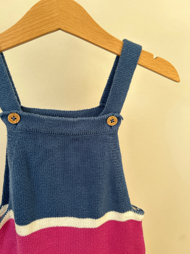 Kite knitted dungarees - size 80/86