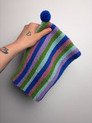 Schlupfmütze • Stripes & Bommel • handmade by fUXvintage