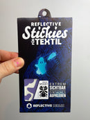 Reflective Textil Sticker • Spooky Purple