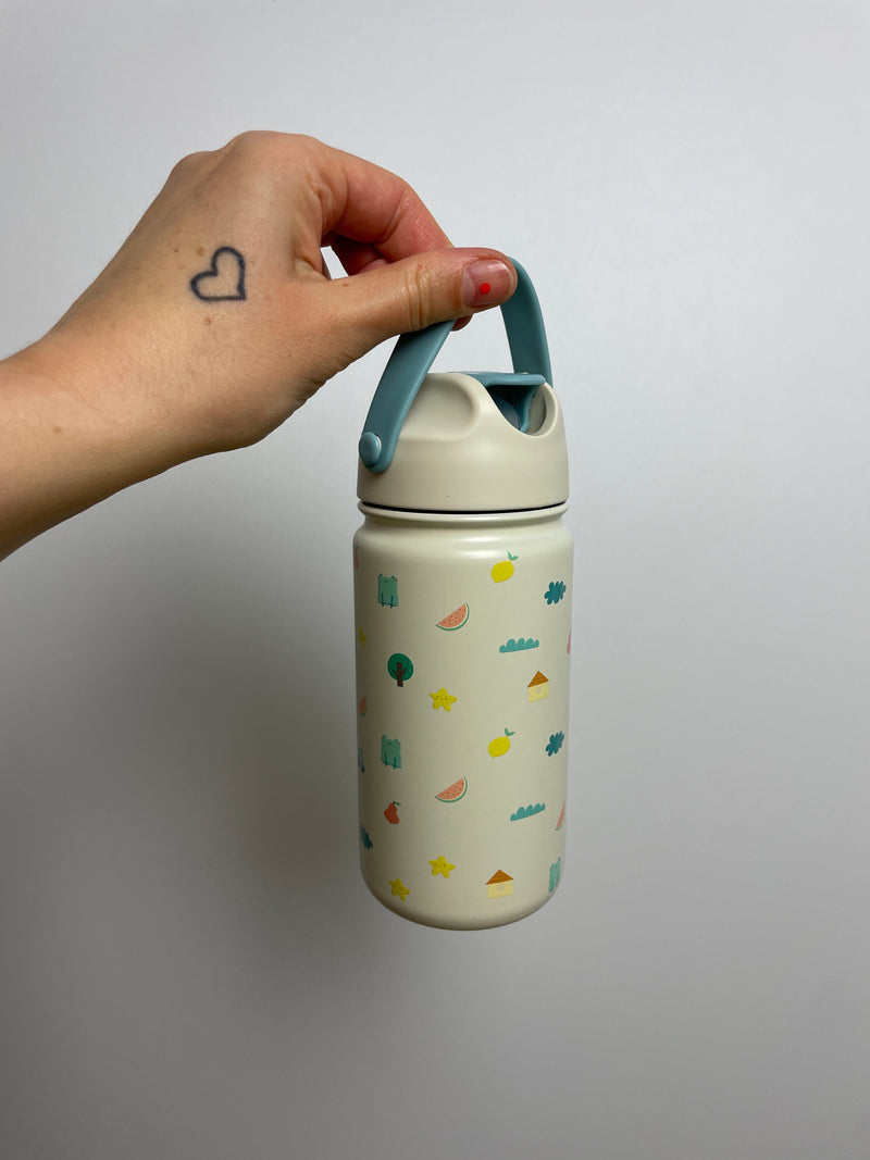 Stainless steel drinking bottle • Tiny Bits