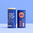 4peoplewhocare Feste Sonnencreme "Sun" LSF50 40 g