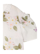 MonnaLisa Bluse Floral Print Applikation