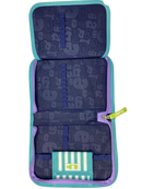 Rucksäcke & Taschen Accessoires Federmäppchen lila gestreift Label Image Kollektionsmuster