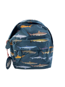 Rex London Kindergarten Backpack with Shark Pattern One Size
