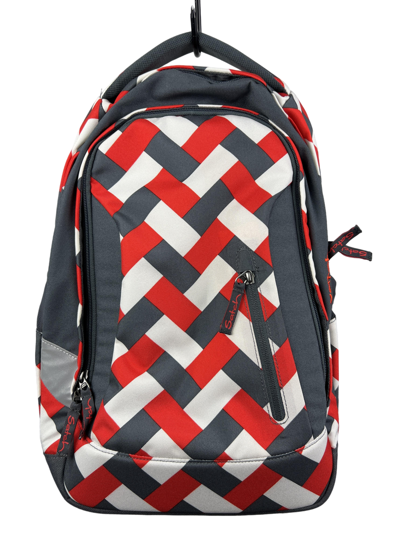 Satch Sleek Schulrucksack karo