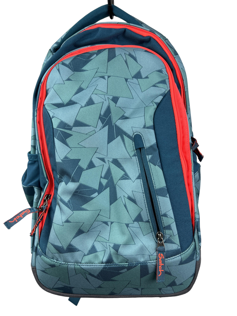 Satch Sleek school backpack turquoise