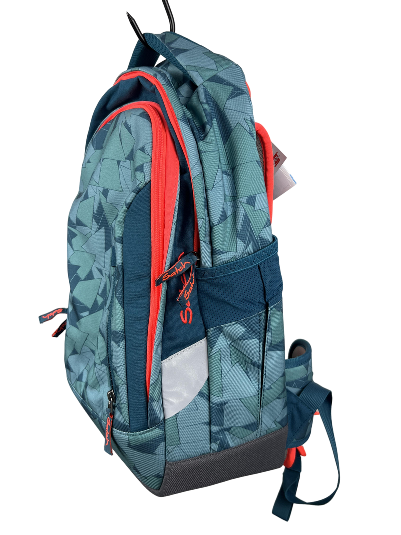 Satch Sleek school backpack turquoise