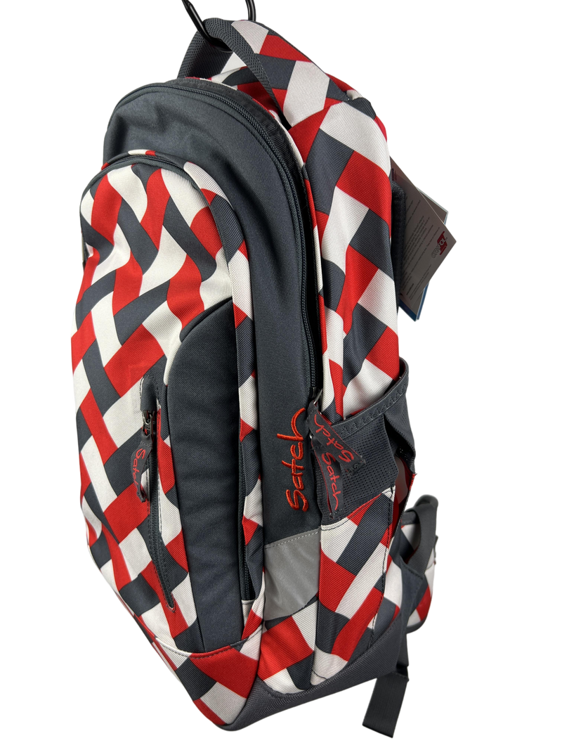 Satch Sleek Schulrucksack karo