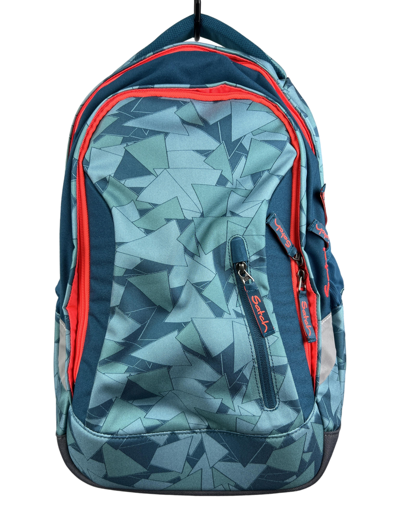 Satch Sleek school backpack turquoise