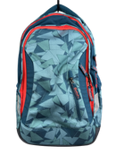 Satch Sleek Petrol Triangle Schulrucksack