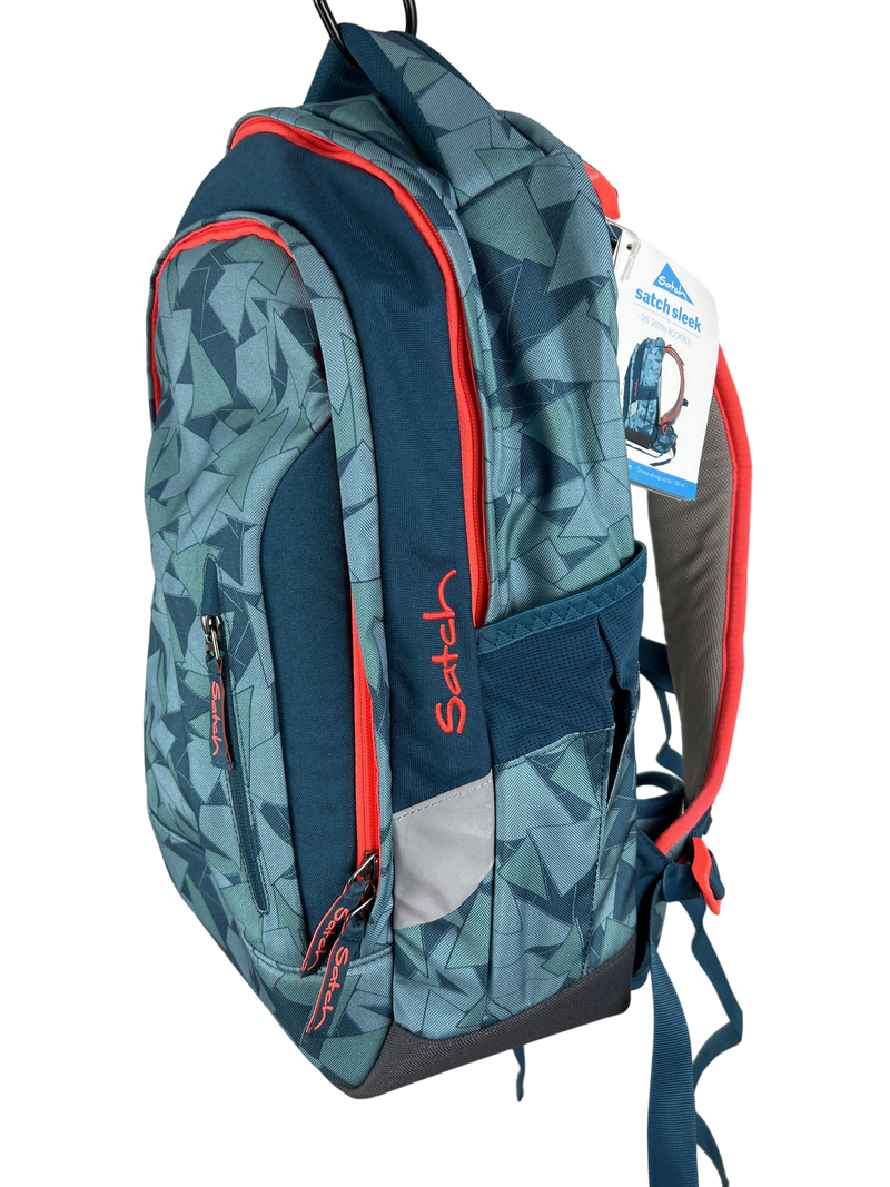 Satch Sleek school backpack turquoise