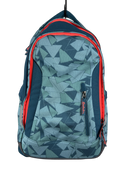 Satch Sleek Petrol Triangle Schulrucksack