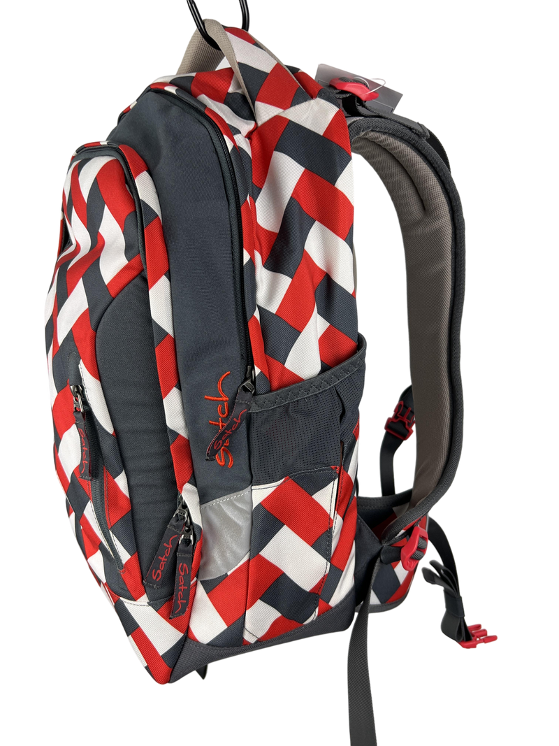 Satch Sleek Schulrucksack karo