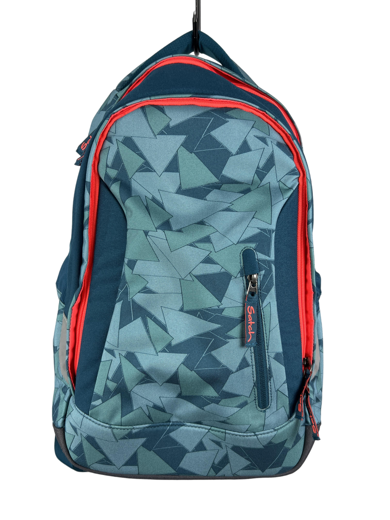 Satch Sleek school backpack turquoise