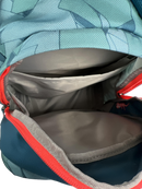 Satch Sleek Petrol Triangle Schulrucksack