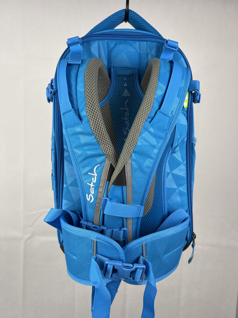 Satch Match Schulrucksack blau