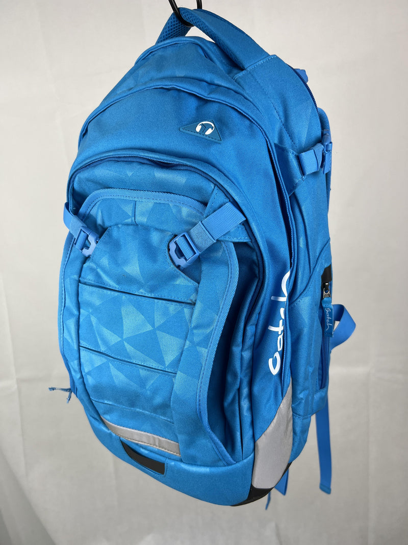 Satch Match Schulrucksack blau